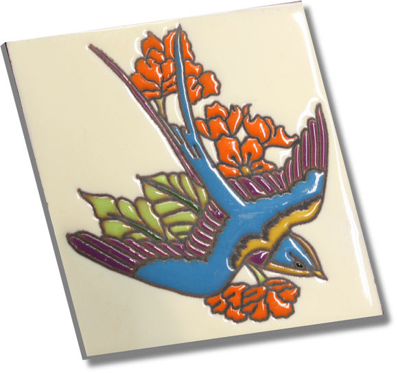 Tile Coasters (Red and Orange variations) – Artisianaux boutique